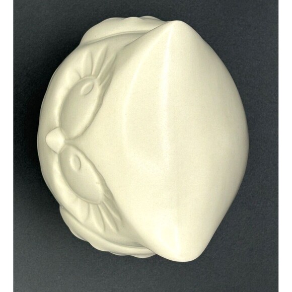 Hallmark Ceramic Snow Owl Ivory White Home Decor Statue Figurine 5"h Eyes Opened - Picture 6 of 15